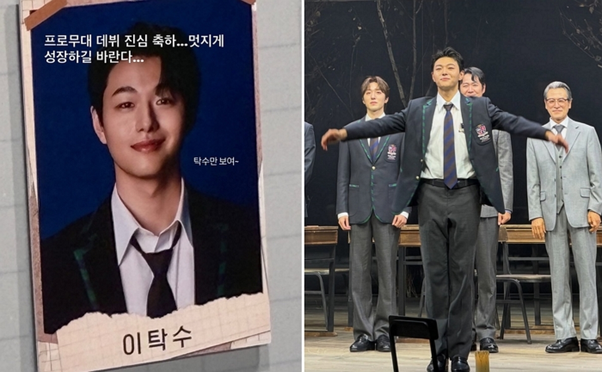 ‘아빠 어디가’ 꼬마가 벌써 프로 무대에?... 이탁수가 연극 데뷔 현장에서 보여준 훈훈한 근황