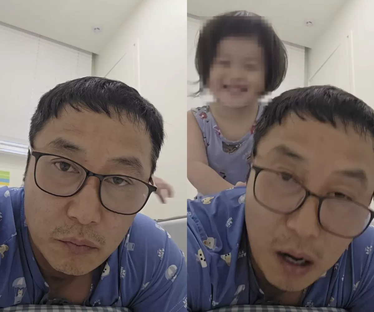 “살맛 난다” 50대 김병만, 늦깎이 육아에 야윈 모습 공개