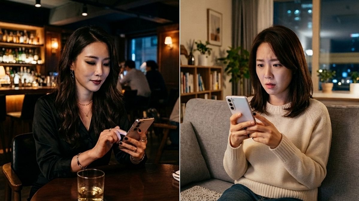 결혼 전 남편의 ‘유흥업소 종업원’ 출신 동거녀에게 DM 받고, 고민에 빠진 아내의 사연