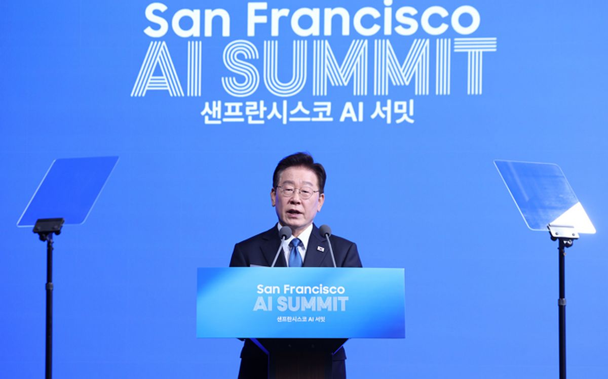 李 대통령 ‘샌프란 AI 선언’... 韓, 대체 불가 공급망 핵심 국가로“