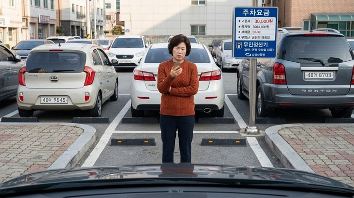 “온라인서만 보던 일을 실제로 겪었습니다”... 공영주차장서 ‘주차 알박기’ 한 중년 여성