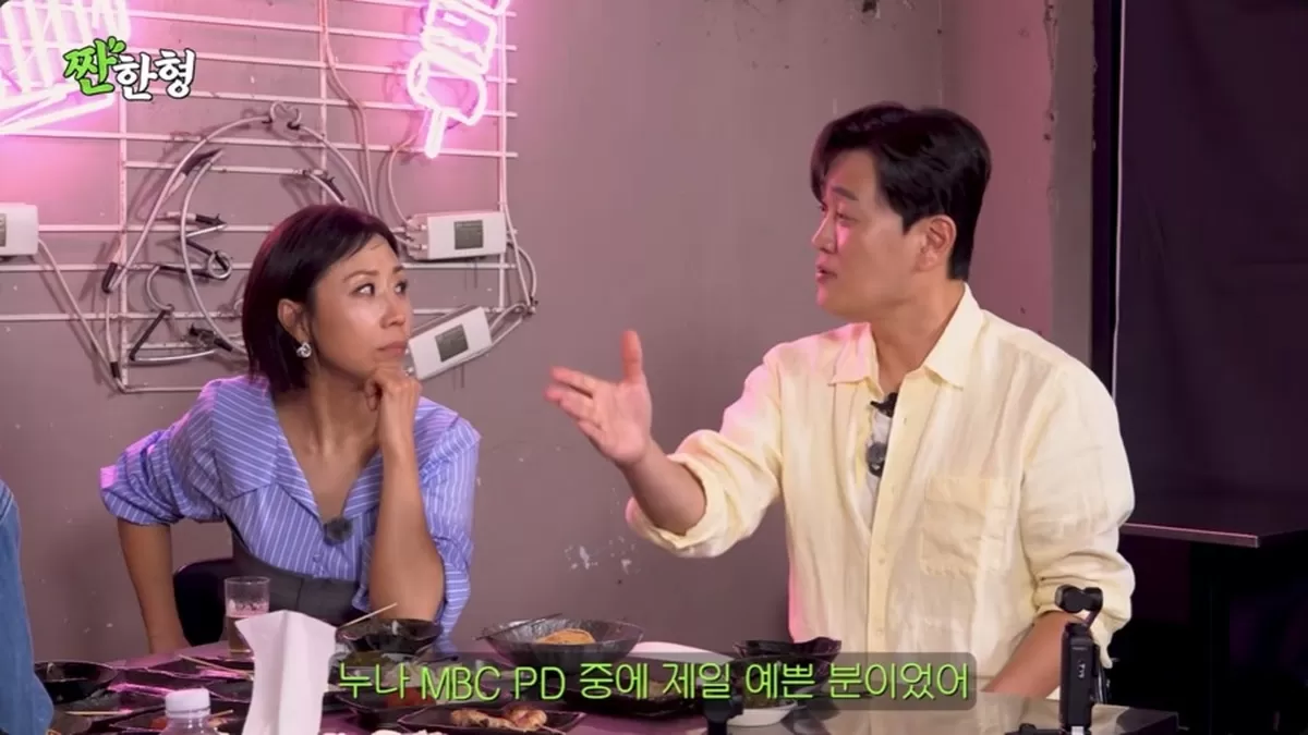 ▲ 정선희(왼쪽)와 문천식. 출처| 짠한형 신동엽 유튜브