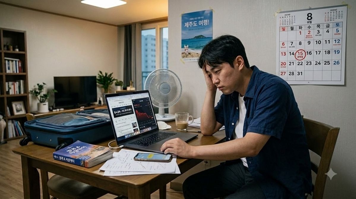 “두 달 월급이 날아갔다”... 코스피 급락 직격탄 맞고, 결국 여름 ‘휴가’ 포기한 개미들