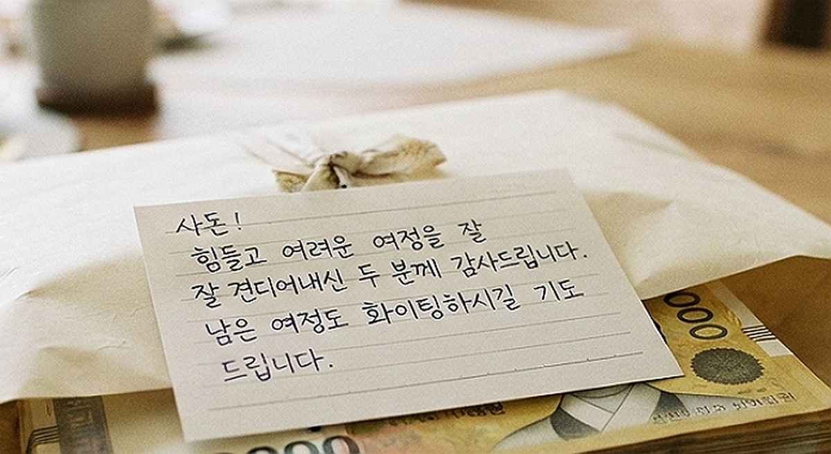 “고부 갈등이 왜 생겨?” 사돈까지 챙긴 시부모님... 돈봉투·손편지에 감동
