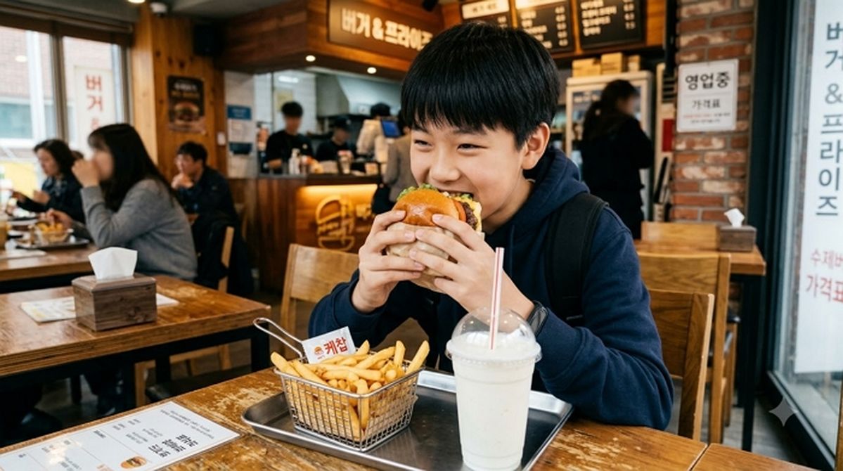 용돈 아껴 3만원짜리 햄버거세트 사먹은 중학생한테 ‘사치’라고 혼낸 부모, ‘역풍’ 맞았다