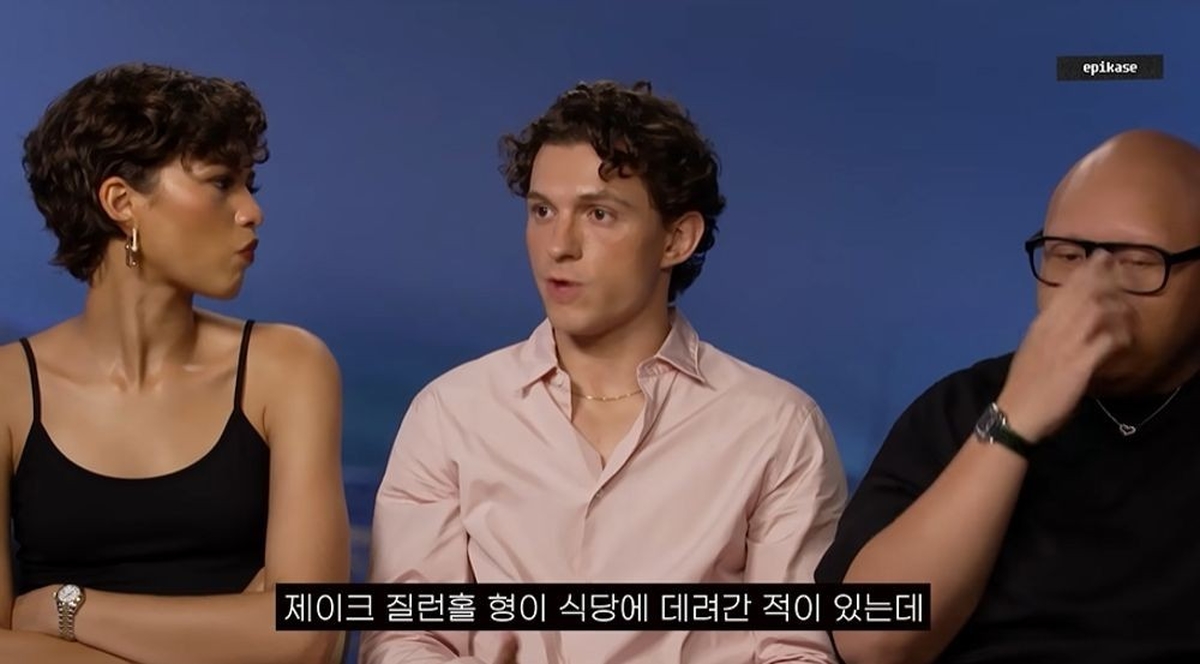 톰 홀랜드 “제이크 질렌할이 준 우유 같은 한국 음료?”... 알고 보니 ‘이것’