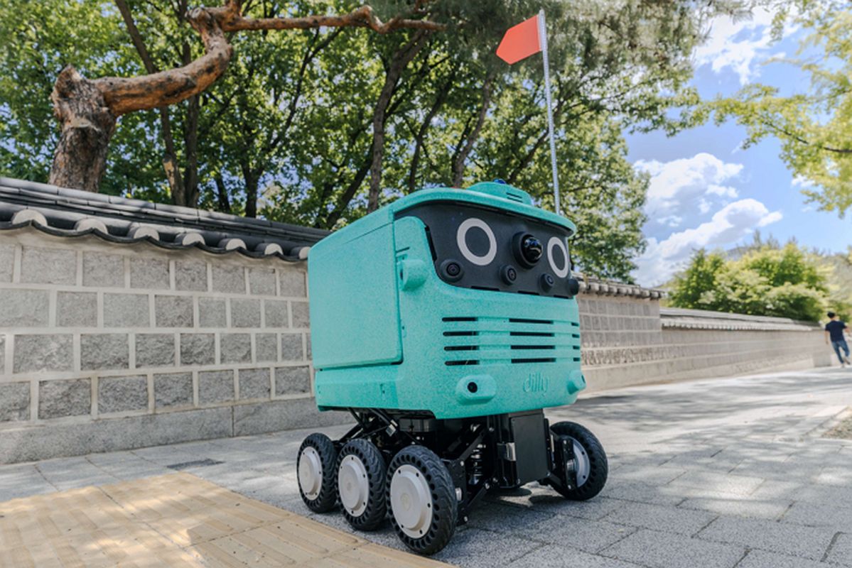 “폭염·폭우에도 끄떡없다!”... 배달의민족 로봇 ‘딜리’, 현장 배달 시작