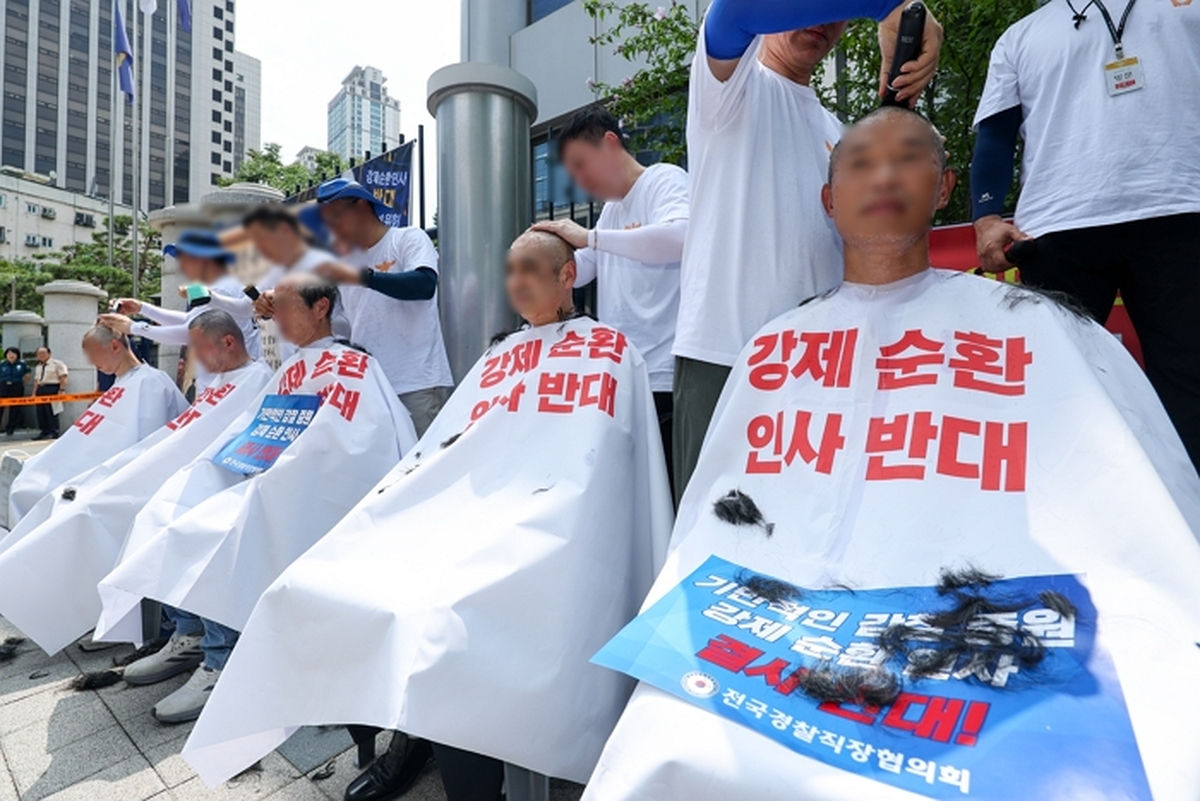 “우리도 국민이다” 경찰관들이 ‘릴레이 삭발 투쟁’ 시작한 이유