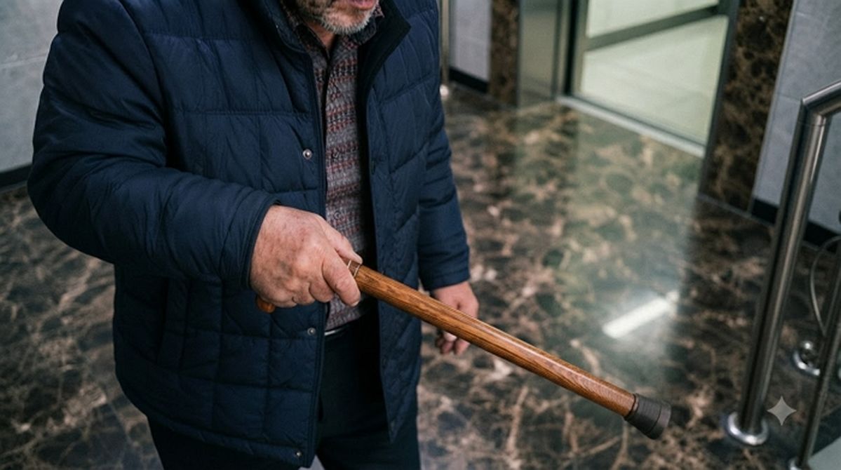 엘베 탔다고 지팡이로... 바디캠에 담긴 아파트 입주민의 택배기사 폭행 사건
