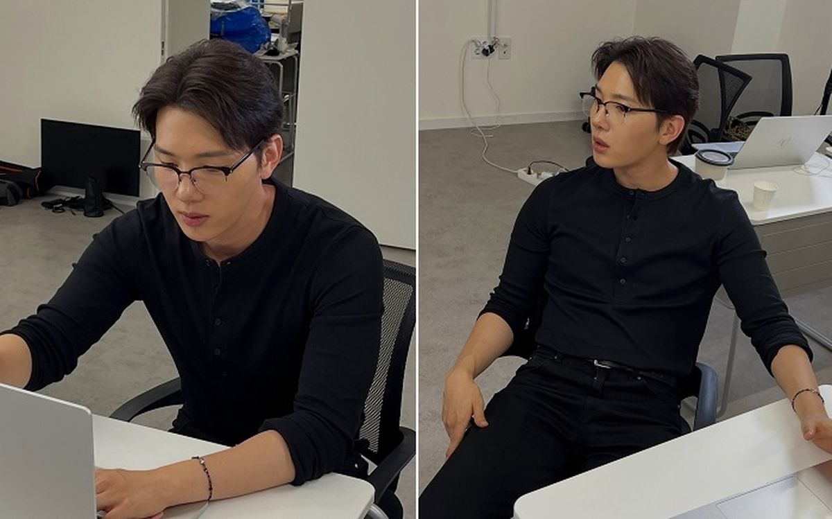 멜로망스 김민석, ‘25kg 감량’ 후 날렵해진 턱선... 안경 쓰니 훈남미 물씬