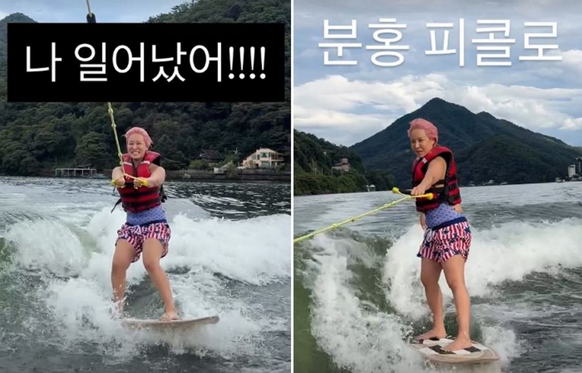 랄랄, ‘11세 연상’ 남편과 달콤 요트 데이트... 광복절 맞아 대형 태극기 ‘착’