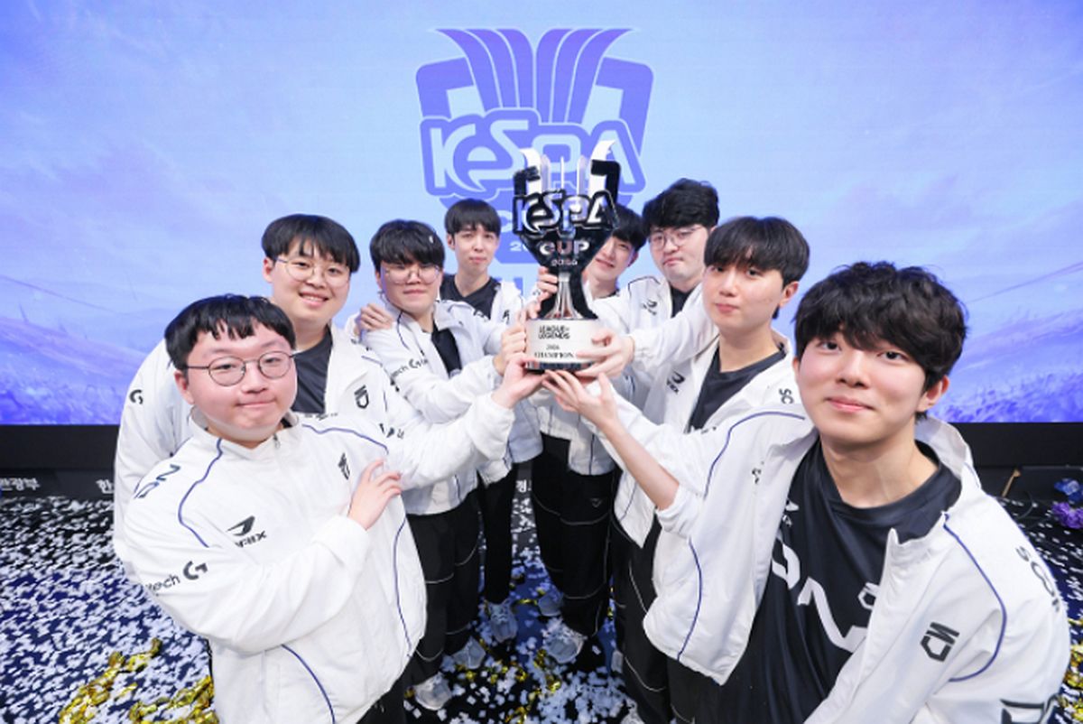 '정규시즌 꼴찌' DN 수퍼스, 농심 3:0으로 꺾고 케스파컵 우승