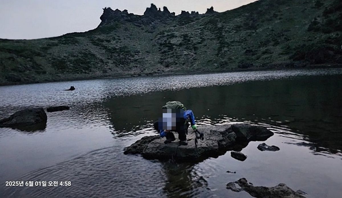 새벽, 한라산 백록담서 ‘이 행동’에 분노한 제주도... “AI 드론 띄웁니다”