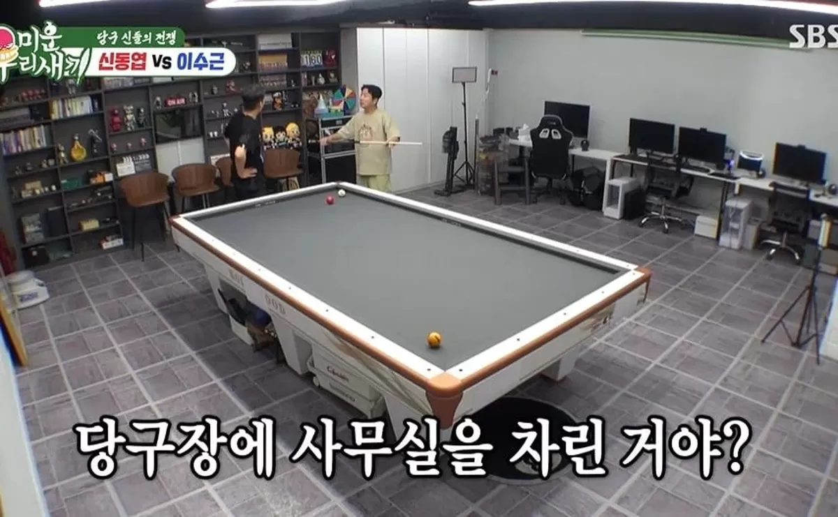이수근, 청담동에 ‘당구장 사무실’ 마련…800만원대 맞춤 큐대 공개