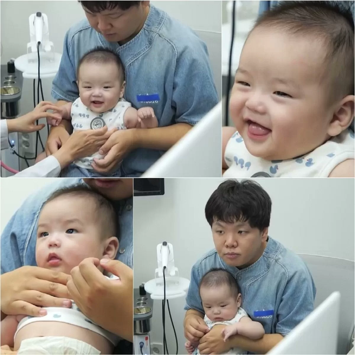 곽튜브 붕어빵 子, 예방주사 맞고도 배시시..의사 효자 맞네요(슈돌)