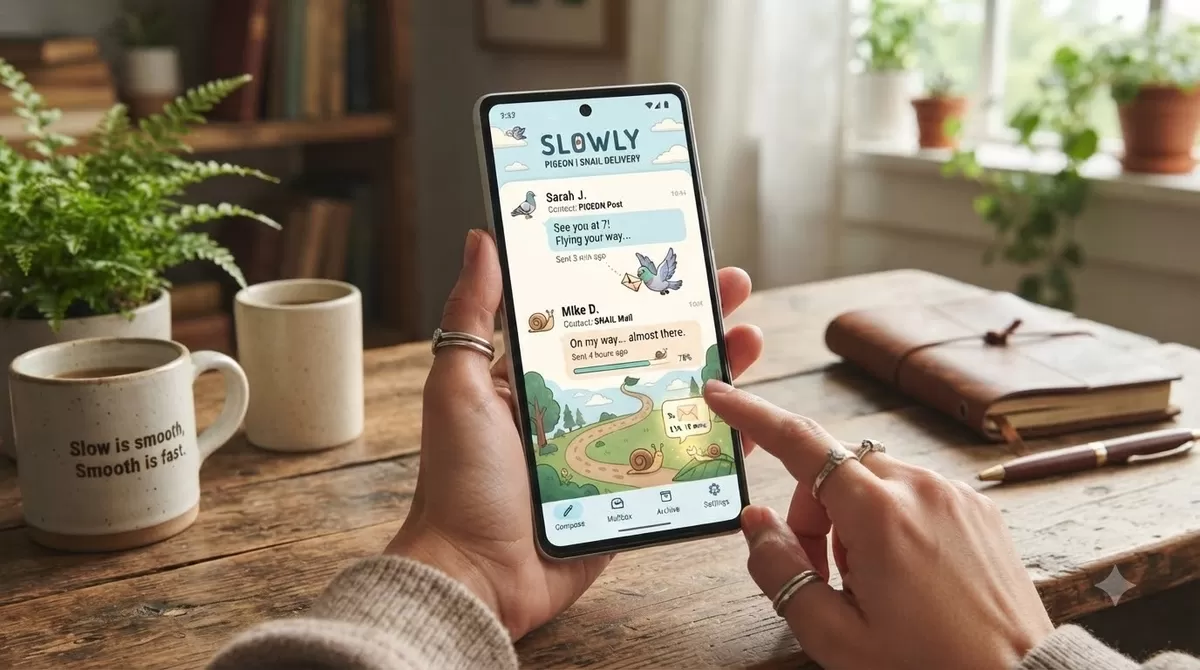 Low-speed messenger app transmit…