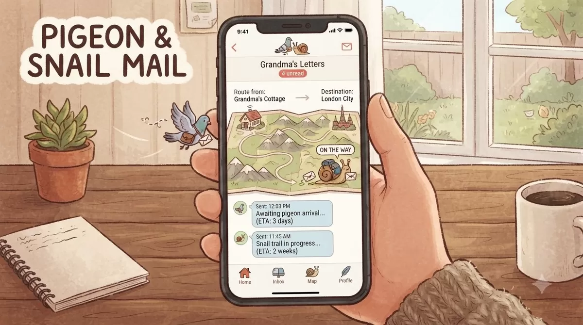 Low-speed messenger app deliveri…