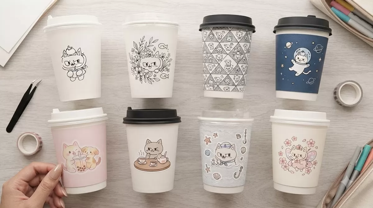 Custom cup stickers trending in …