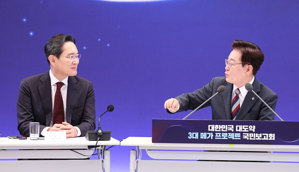 李 대통령, 이재용과 비공개 만찬... 대미 투자 현안 논의
