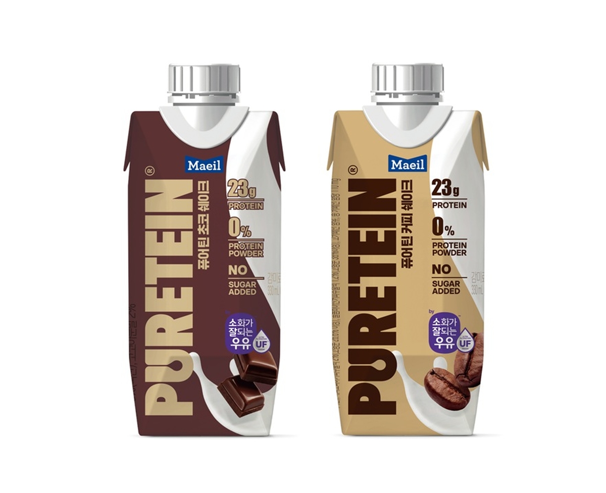 [제품사진] 매일유업 퓨어틴(PURETEIN) 초코 쉐이크, 커피 쉐이크 2종.jpg