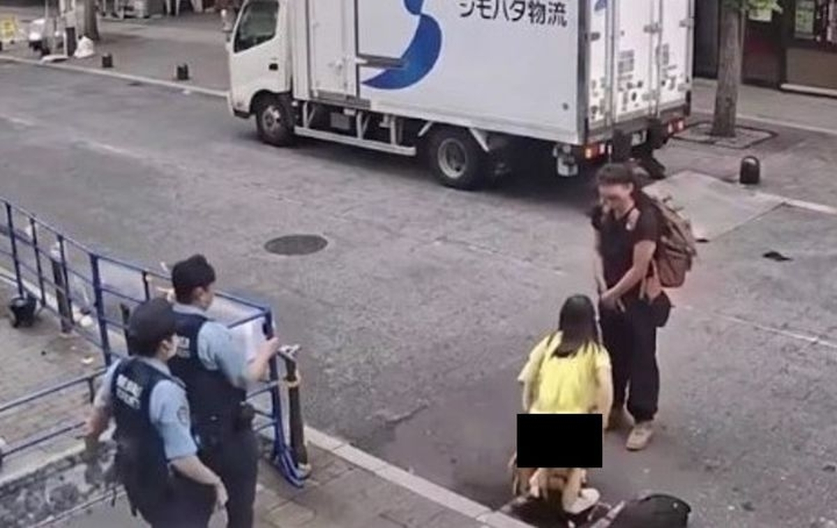 대낮 일본 도쿄 도심 한복판서 배변... 관광 명소 위생 논란 확산