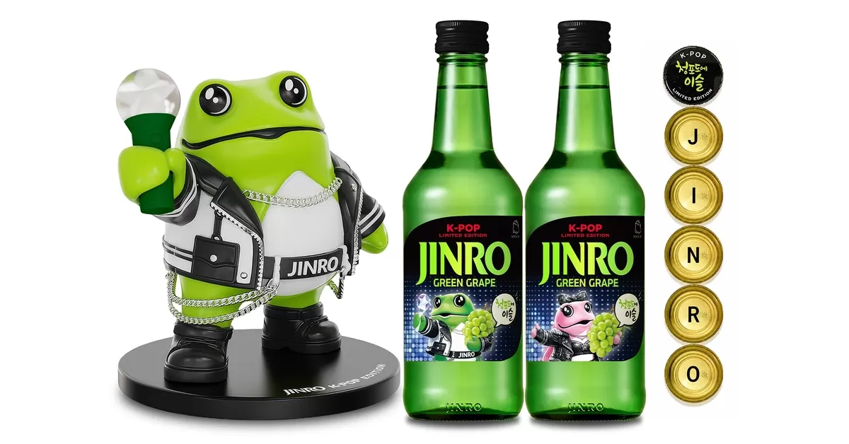 JINRO Unveils Global Limited-Edition K-POP Star Toad Green Grape