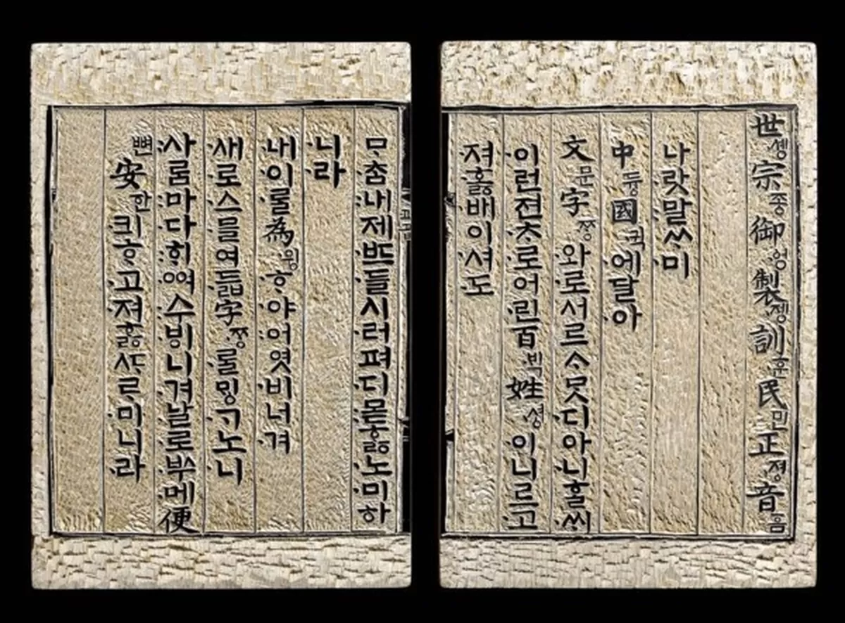 김내혜, 훈민정음 언해 서문. 사진=세종대왕유적관리소