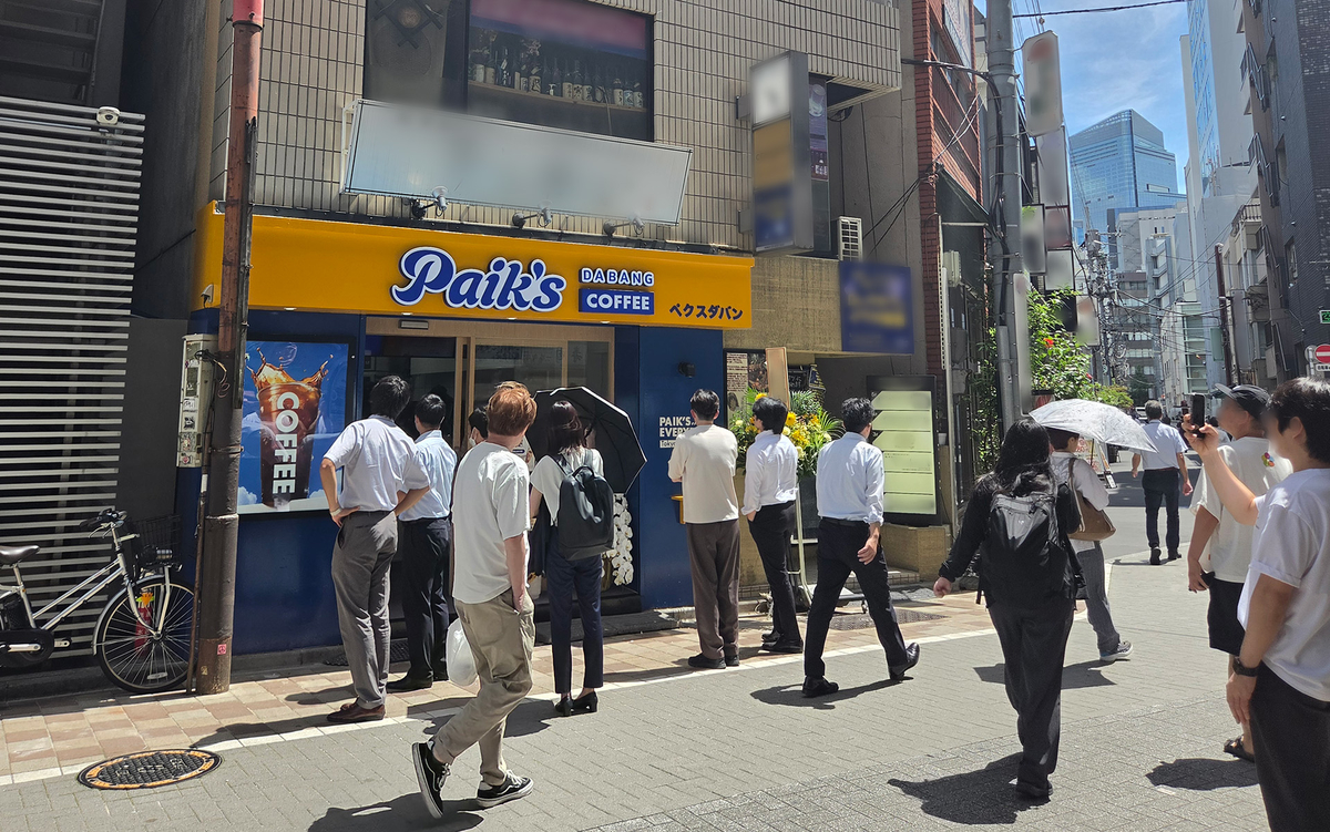 일본 빽다방 도쿄 칸다점 / 사진 제공=더본코리아