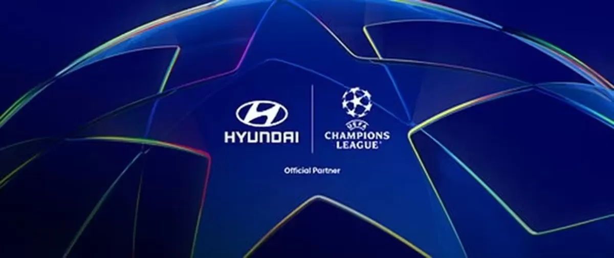 현대자동차와 유럽축구연맹(UEFA) 챔피언스리그의 공식 파트너십 이미지. 현대차 제공