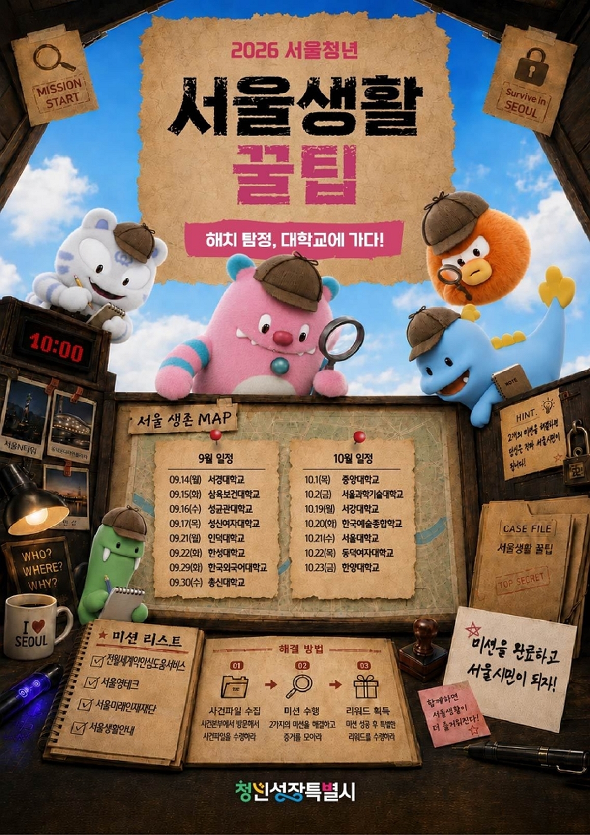 서울시, 15개 대학서 방탈출 미션 연 까닭은