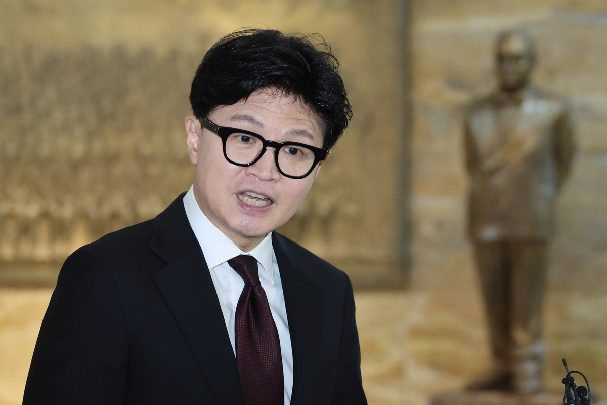 한동훈 무소속 의원이 9일 서울 여의도 국회에서 김승원 법무부 장관 후보자 의혹과 관련해 발언을 하고 있다. 2026.9.9/뉴스1