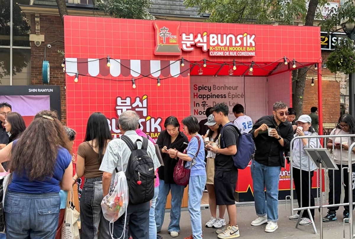 “나만의 컵라면 만들고 기부까지”...농심, 토론토 영화제서 팝업 행사