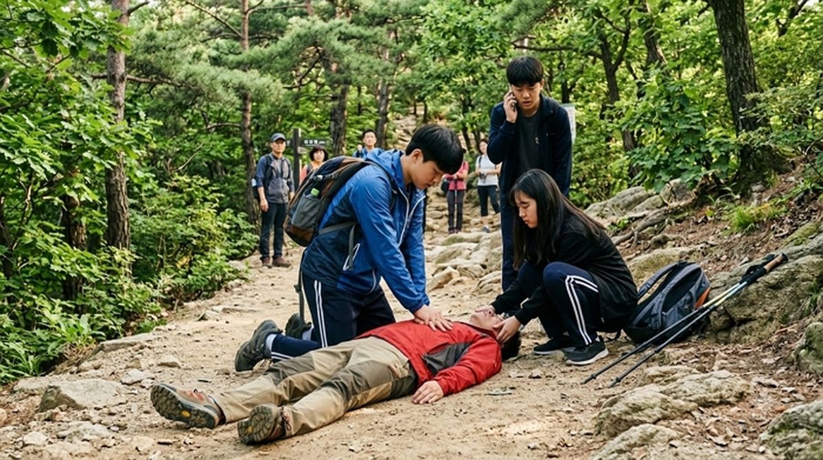 영광서 쓰러진 50대 구한 10대들... 심폐소생술로 골든타임 지켰다