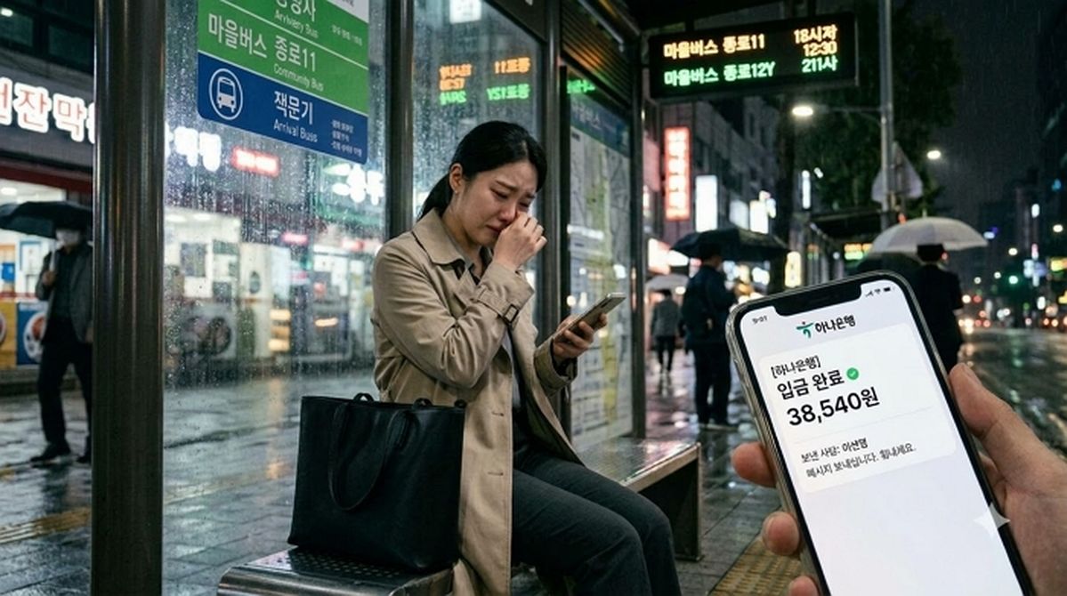 버스정류장서 울고 있던 사회초년생에 택시비 쥐어준 ‘30년차 무명가수’