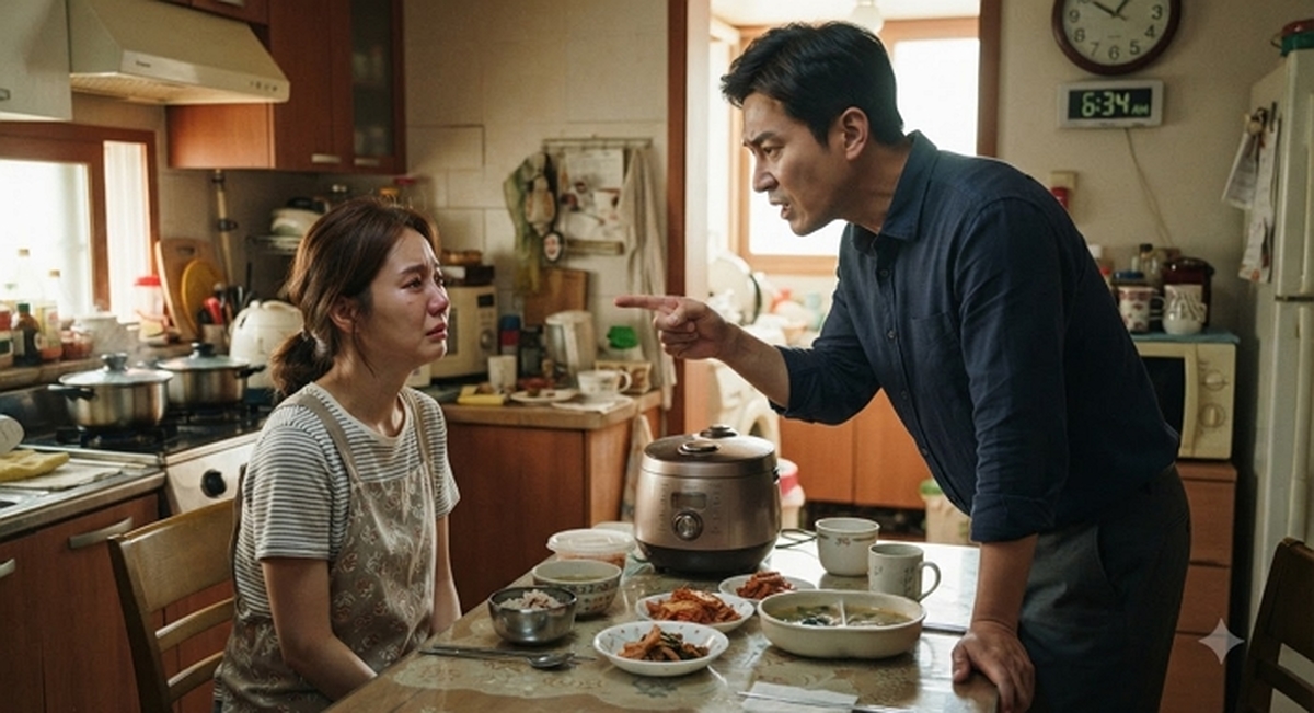 새벽 6시반 기상해 밥상·살림 도맡아도 “게으르다” 타박... 남편의 기막힌 잣대