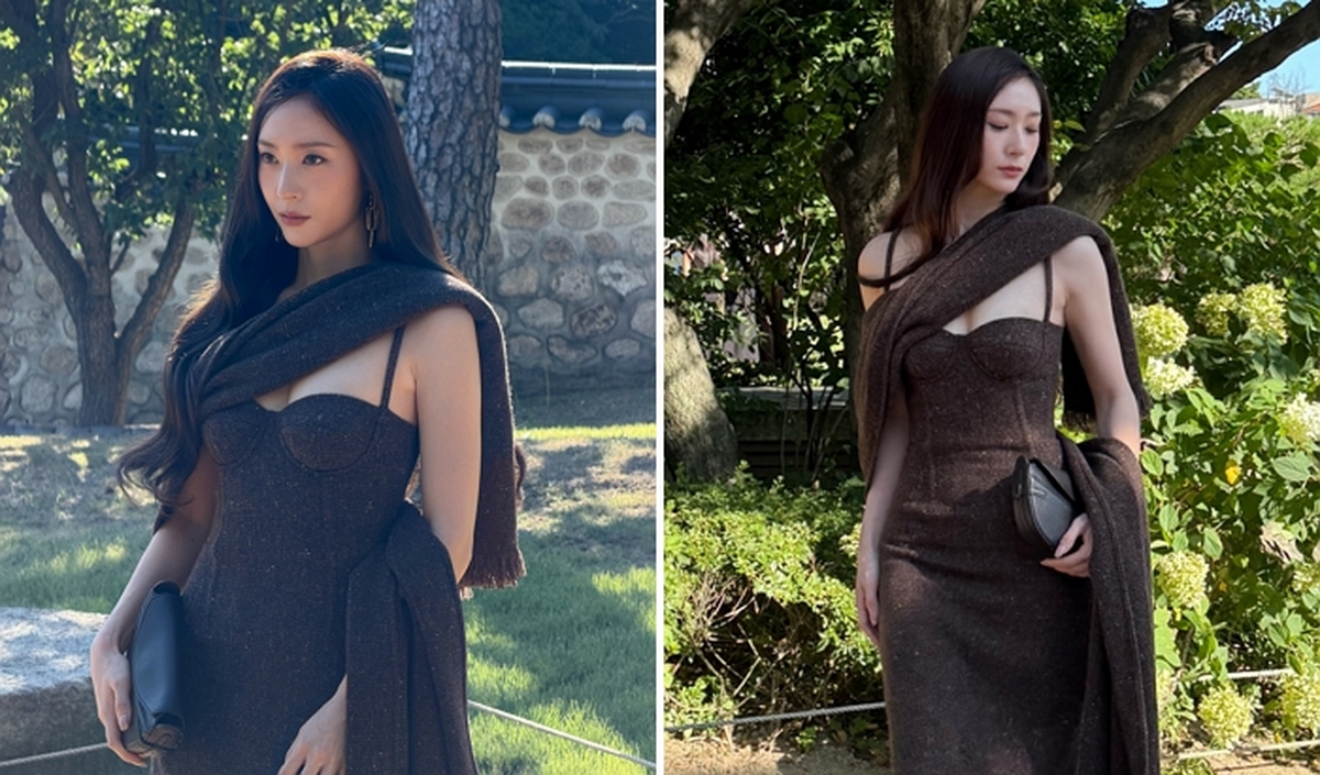 크리스탈, 보정 불필요 몸매 드러낸 밀착 드레스... “언니 제시카인 줄”