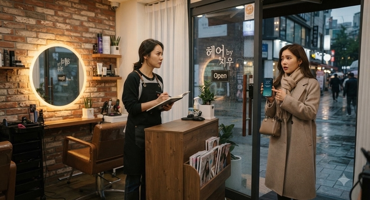 “7분 늦었다고 문전박대”...1인 미용실 노쇼 논란