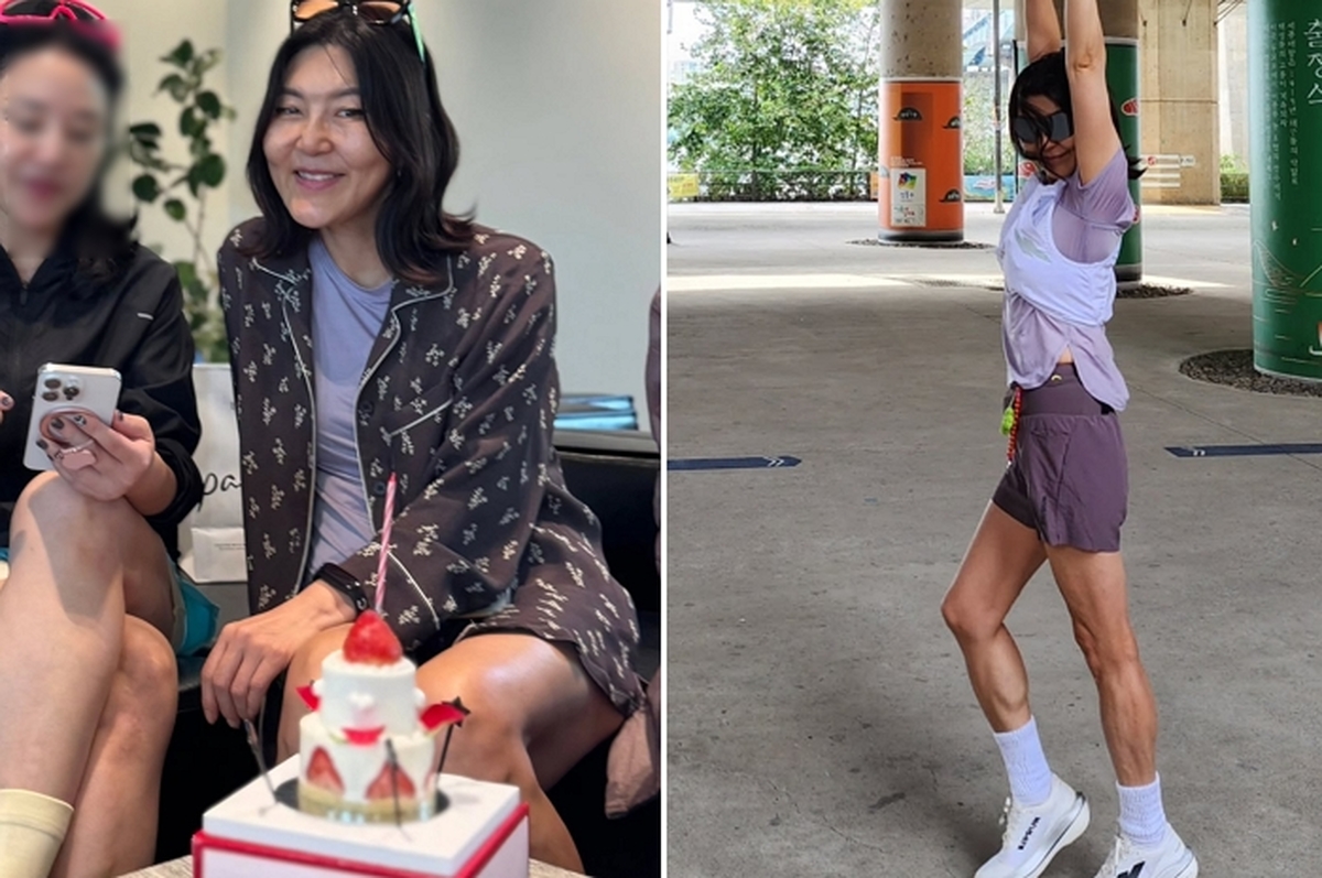 한혜연, 러닝으로 가꾼 탄탄 보디 라인 