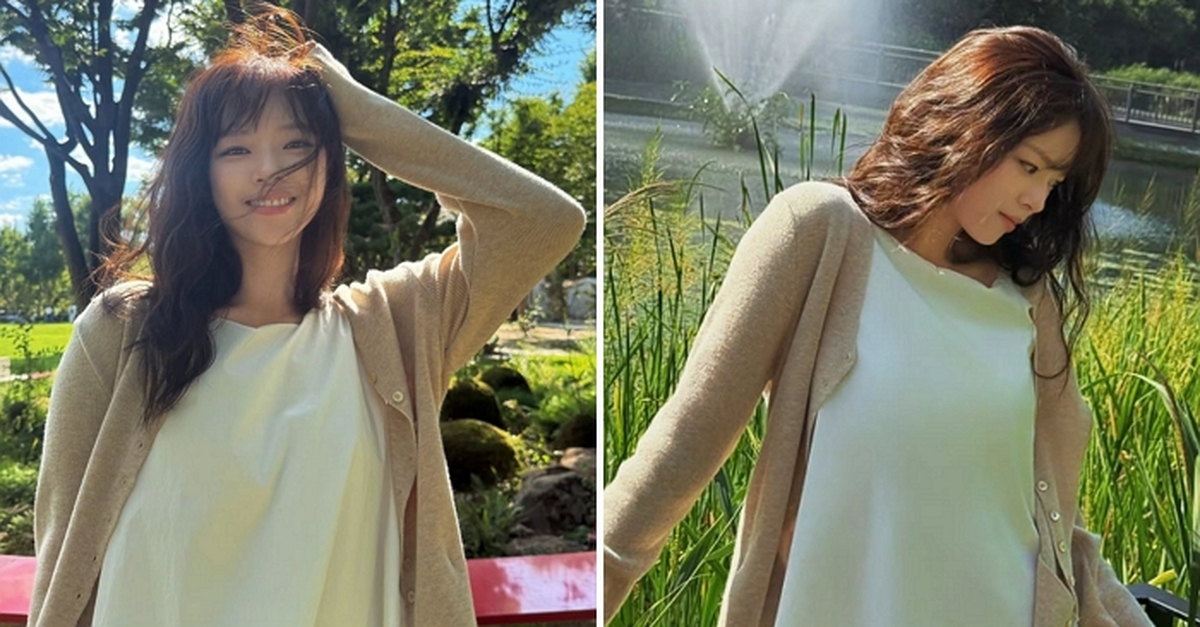 트와이스 정연, 여름날 청순 매력 폭발... 자연광 받은 일상