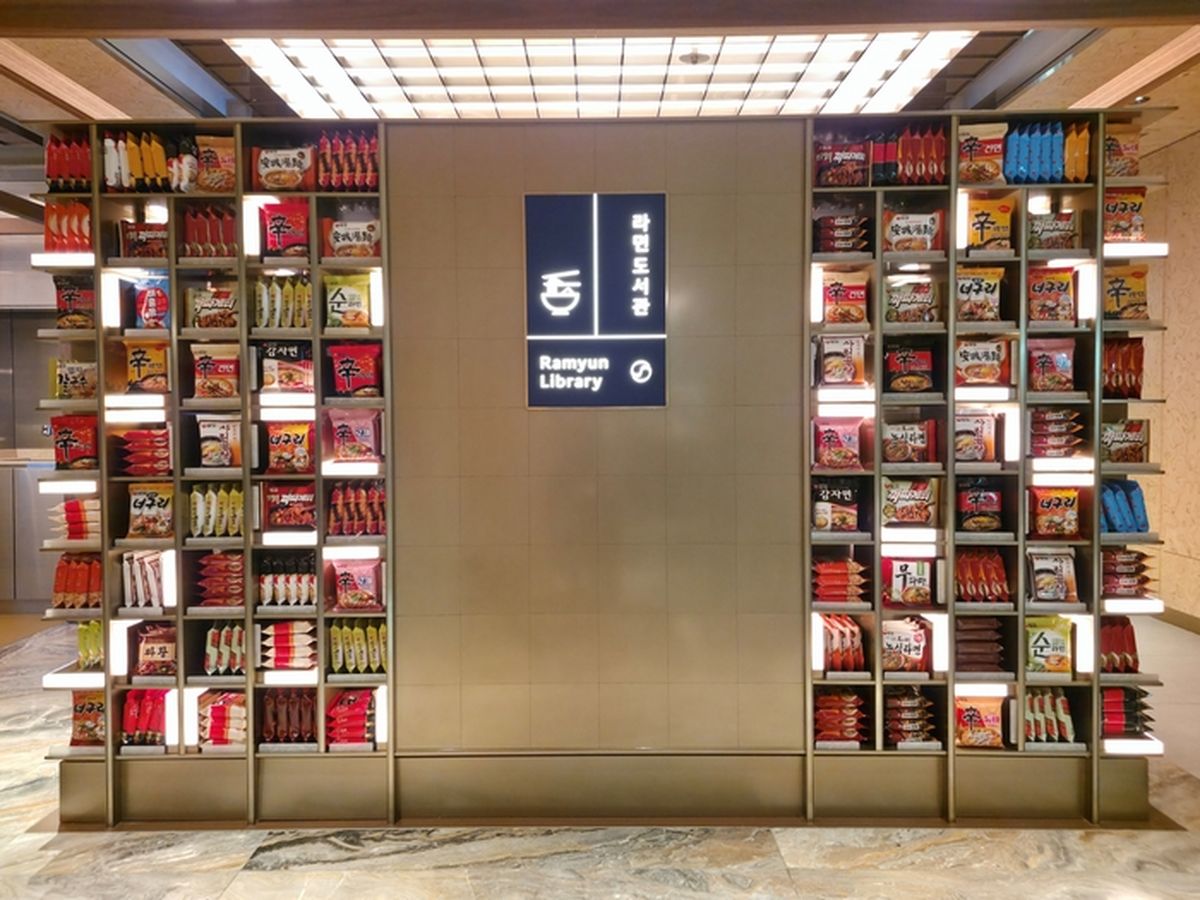 인천공항 대한항공 라운지에 ‘K-라면 성지’ 연다... 농심, 라면 21종 단독 공급