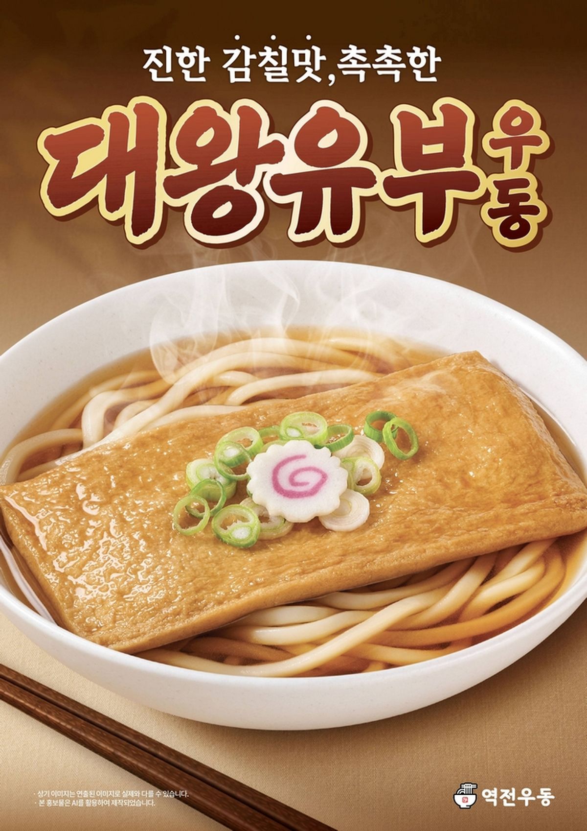 “유튜브 레시피가 매장으로” 역전우동, 백종원 표 ‘대왕유부우동’ 출시