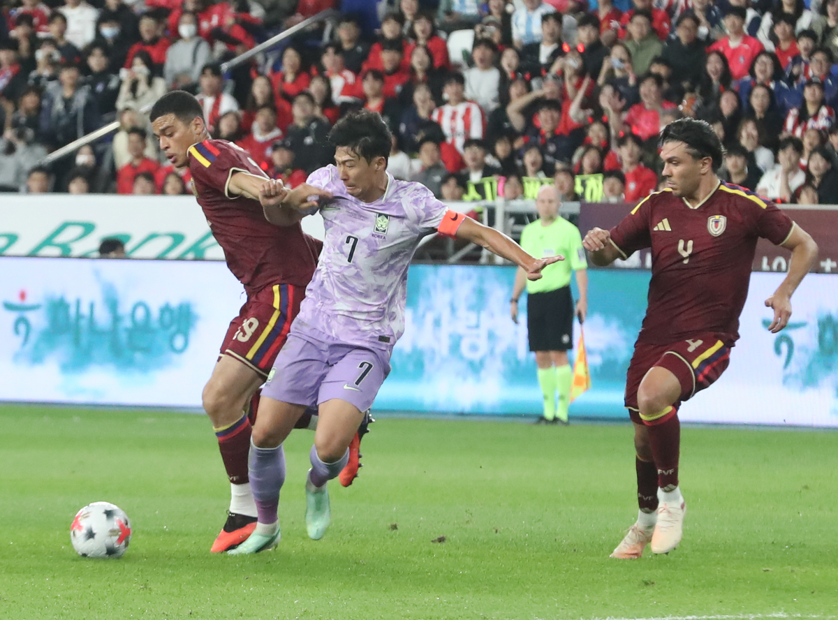 한국 축구대표팀, 베네수엘라전 0-0 무승부... 모레노호 2경기 연속 무승