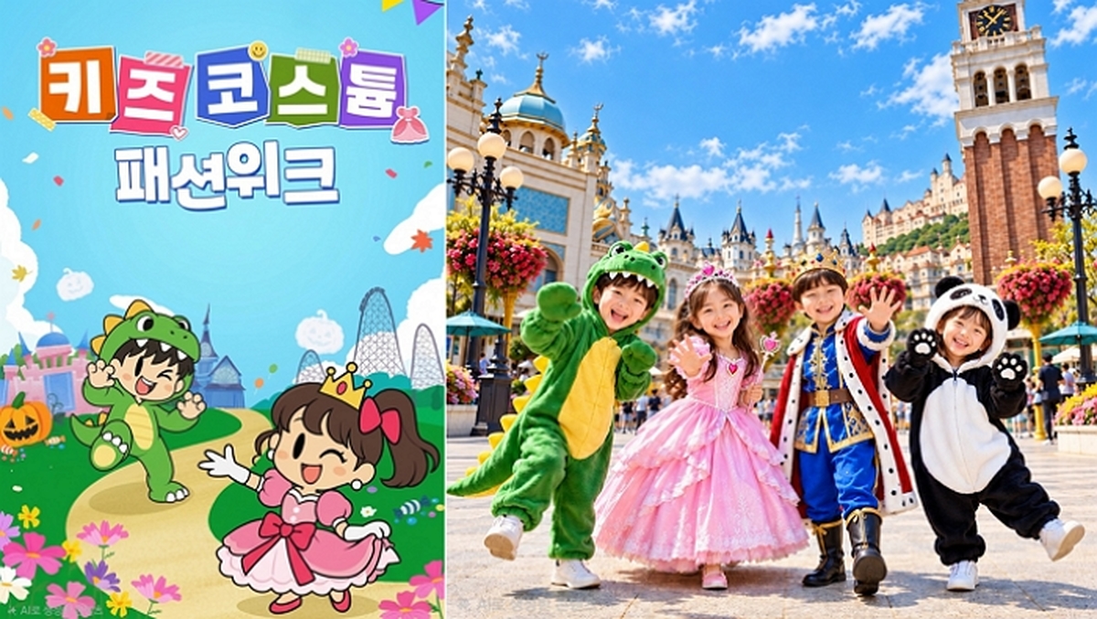 “공주·히어로 옷 입으면 자유이용권 1.5만원” 에버랜드, ‘키즈 코스튬 패션위크’ 진행