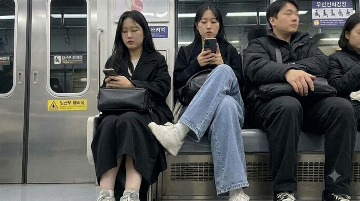 좁은 지하철서 다리 꼬고 발 쭉... 옆 승객 옷까지 위협한 ‘민폐 자세’, 비판 쏟아졌다