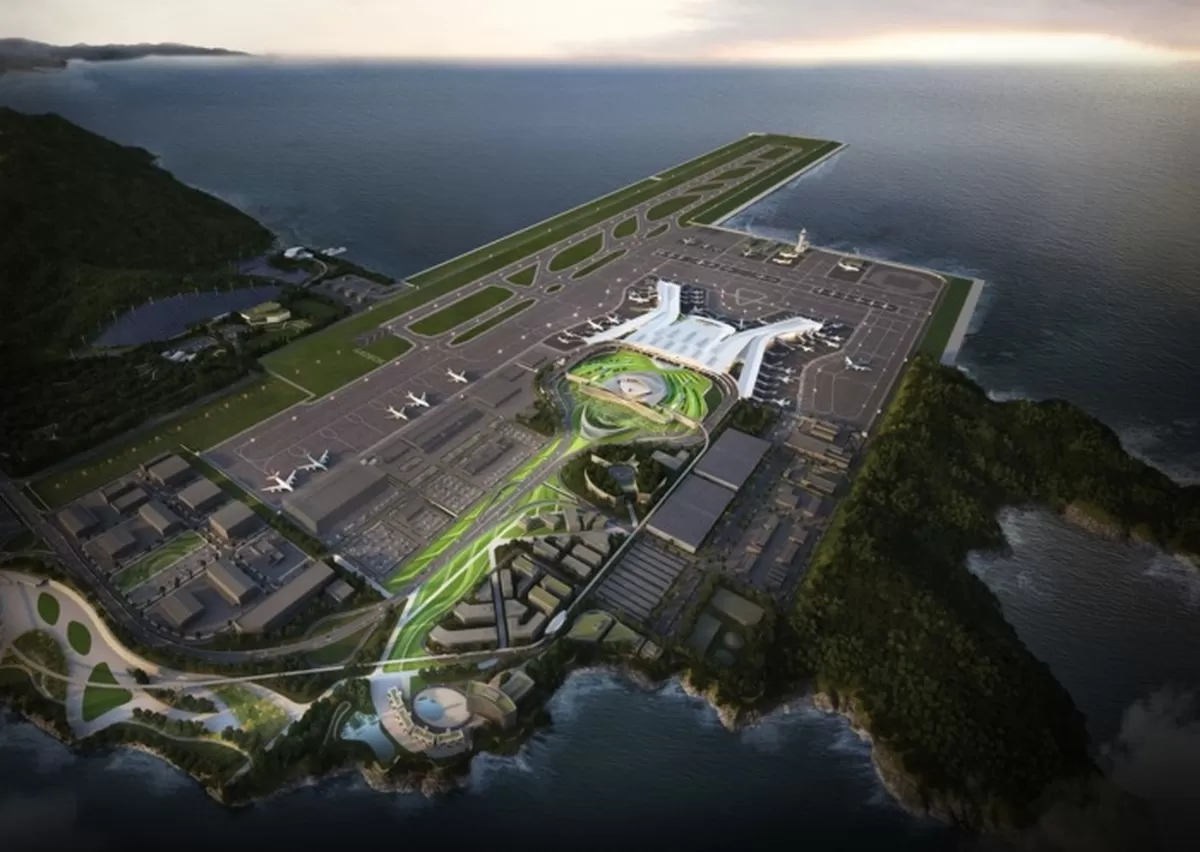 가덕도신공항 조감도 / 가덕도신공항건설공단