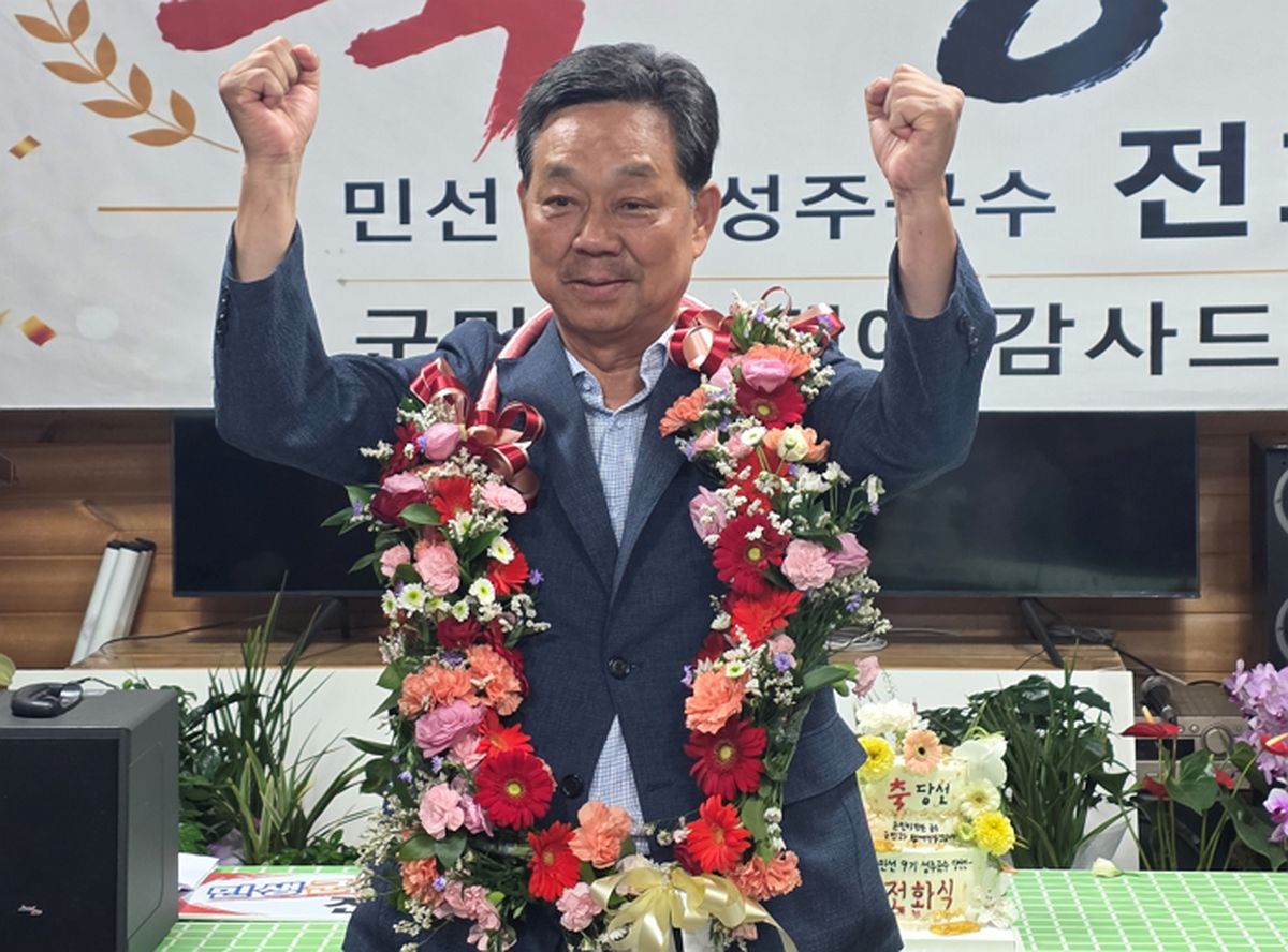 ‘46표차 당선’ 전화식 성주 군수, 선거법 위반 혐의로 경찰조사