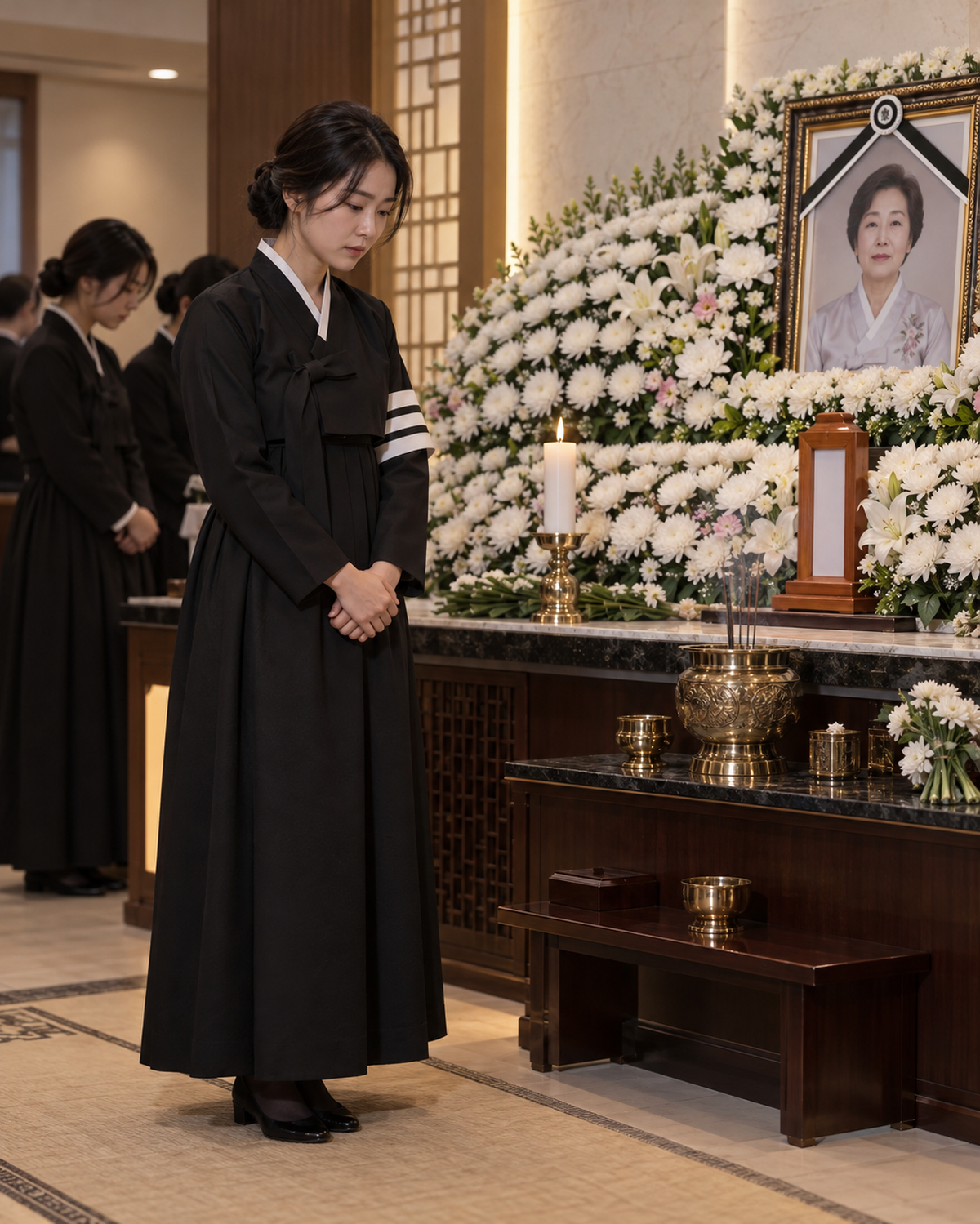 고요한 장례식장의 애도 의식.png
