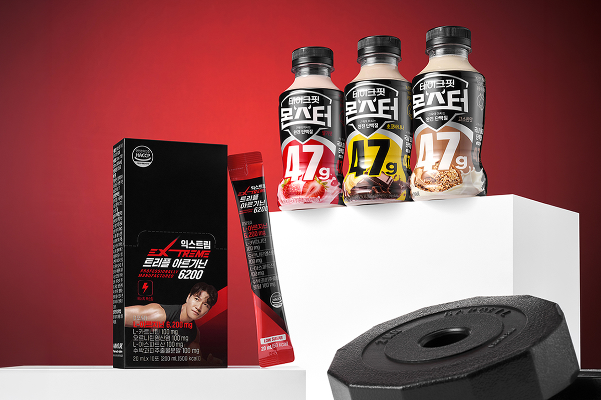 운동 전엔 아르기닌, 끝나면 단백질... 남양유업 테이크핏, 김종국 브랜드 익스트림과 손잡았다