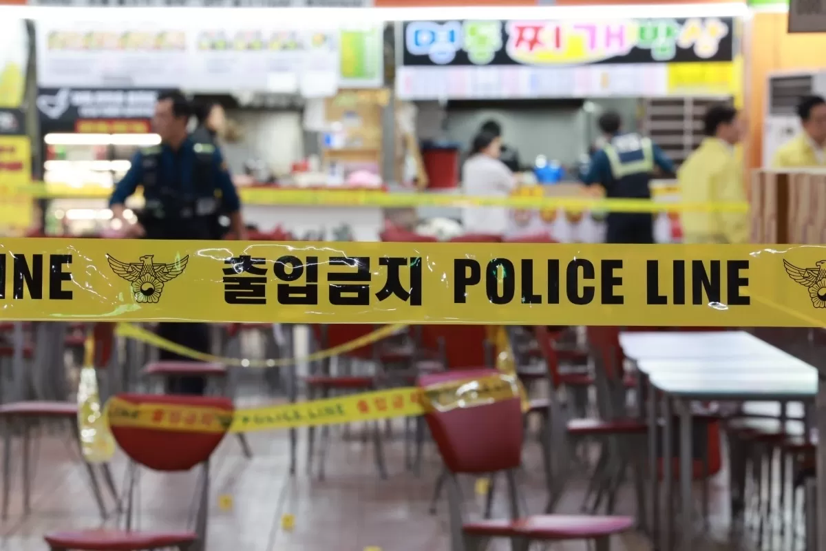 인천 구월동 상가 건물 식당가에서 발생한 흉기난동 사건 / 뉴스1