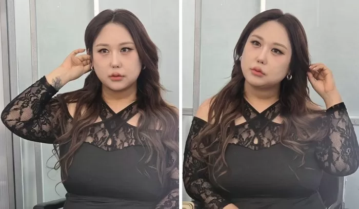 25kg 감량 후 '블랙 시스루' 입은 풍자... 몰라보게 달라진 근황 공개했다